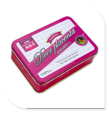 長(zhǎng)方形鹿胎膏包裝鐵盒子|馬口鐵保健品禮盒包裝