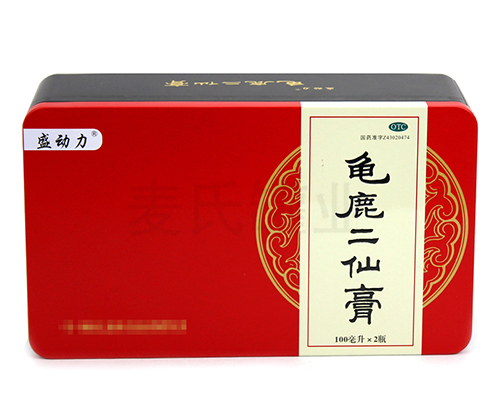 龜鹿二仙膏包裝鐵盒 龜鹿二仙膏包裝鐵盒